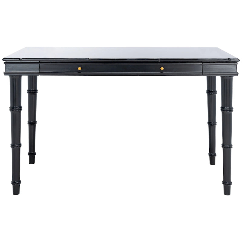 Bureau à 1 tiroir – marron/noir/blanc/gris, pour une personne