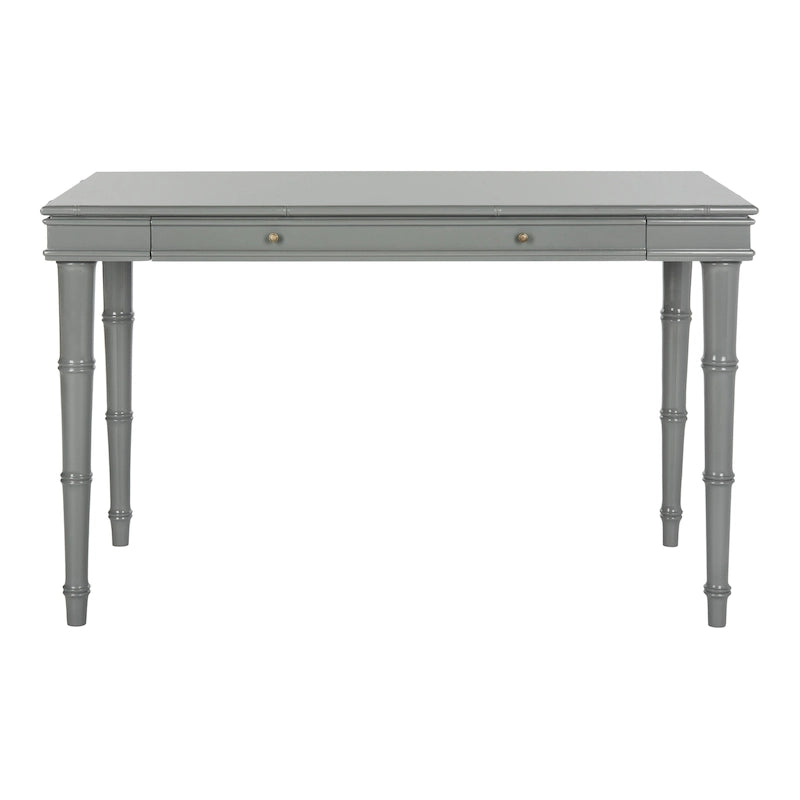 Bureau à 1 tiroir – marron/noir/blanc/gris, pour une personne