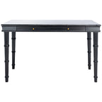 Bureau à 1 tiroir – marron/noir/blanc/gris, pour une personne