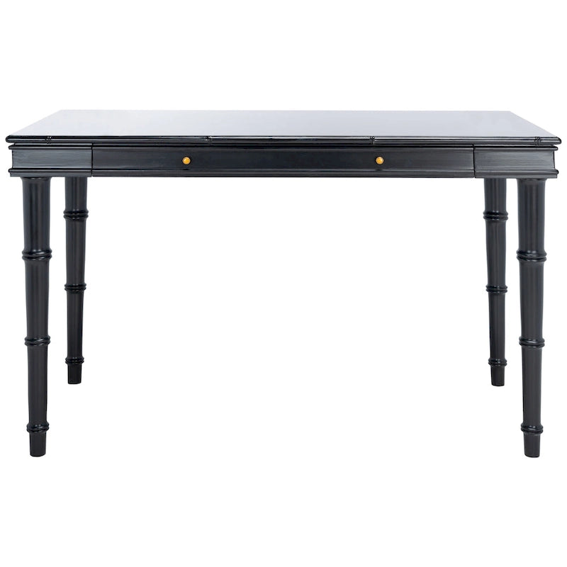 Bureau à 1 tiroir – marron/noir/blanc/gris, pour une personne