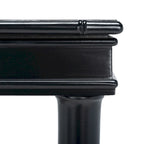 Bureau à 1 tiroir – marron/noir/blanc/gris, pour une personne
