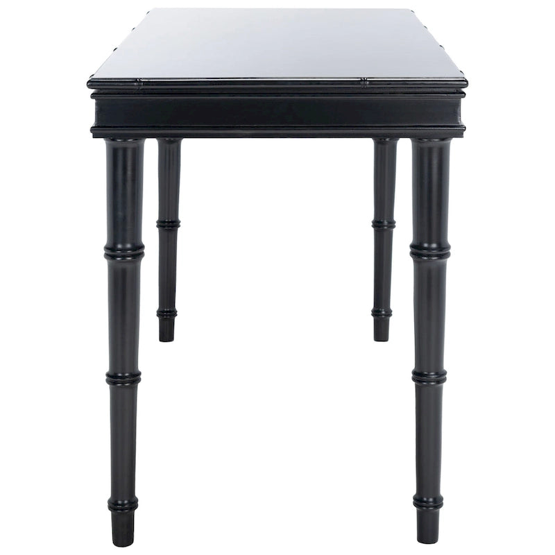 Bureau à 1 tiroir – marron/noir/blanc/gris, pour une personne