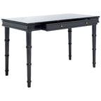 Bureau à 1 tiroir – marron/noir/blanc/gris, pour une personne