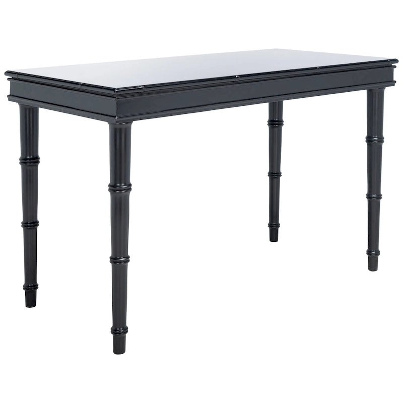 Bureau à 1 tiroir – marron/noir/blanc/gris, pour une personne
