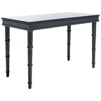 Bureau à 1 tiroir – marron/noir/blanc/gris, pour une personne