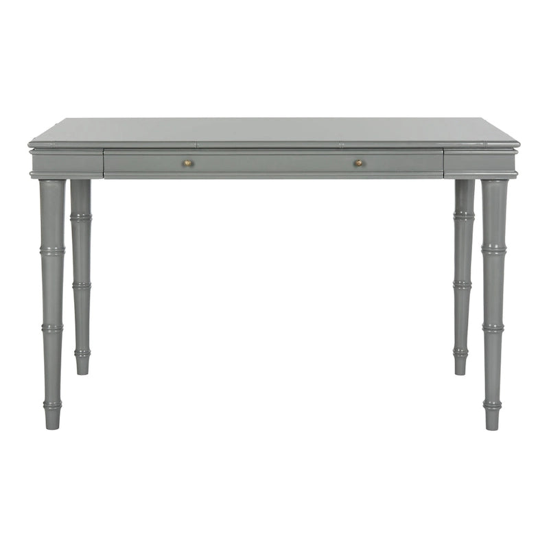 Bureau à 1 tiroir – marron/noir/blanc/gris, pour une personne