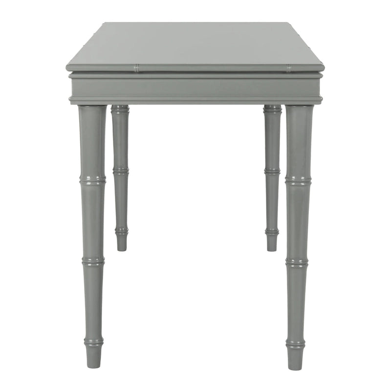 Bureau à 1 tiroir – marron/noir/blanc/gris, pour une personne