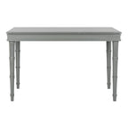 Bureau à 1 tiroir – marron/noir/blanc/gris, pour une personne