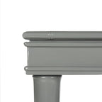 Bureau à 1 tiroir – marron/noir/blanc/gris, pour une personne
