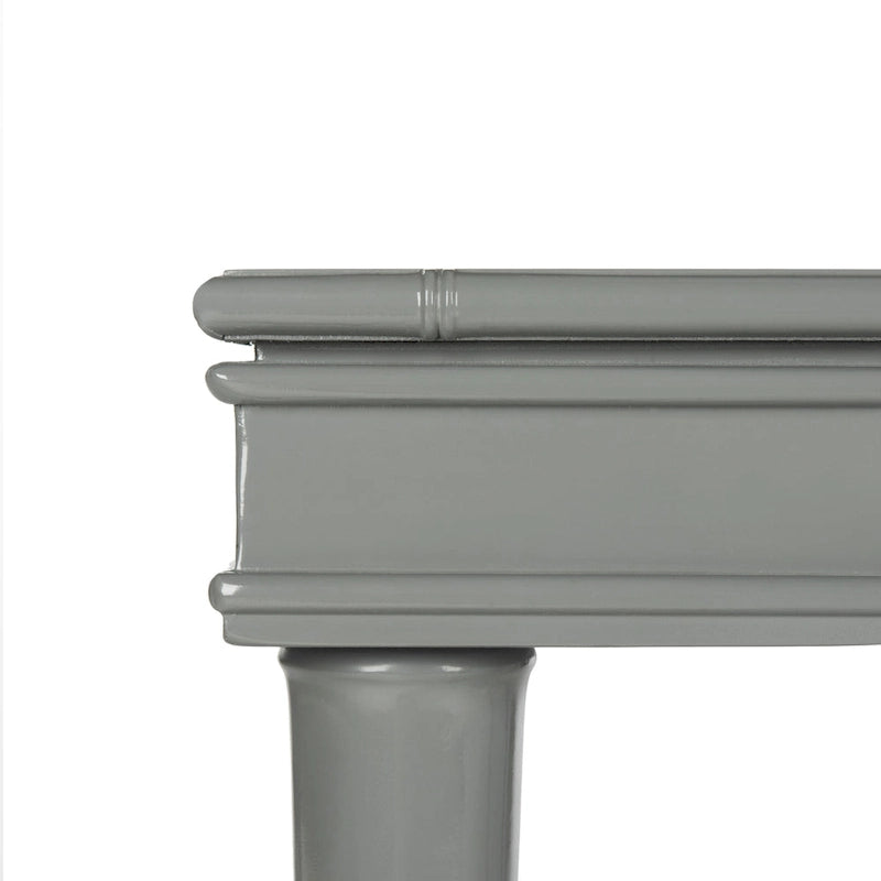 Bureau à 1 tiroir – marron/noir/blanc/gris, pour une personne