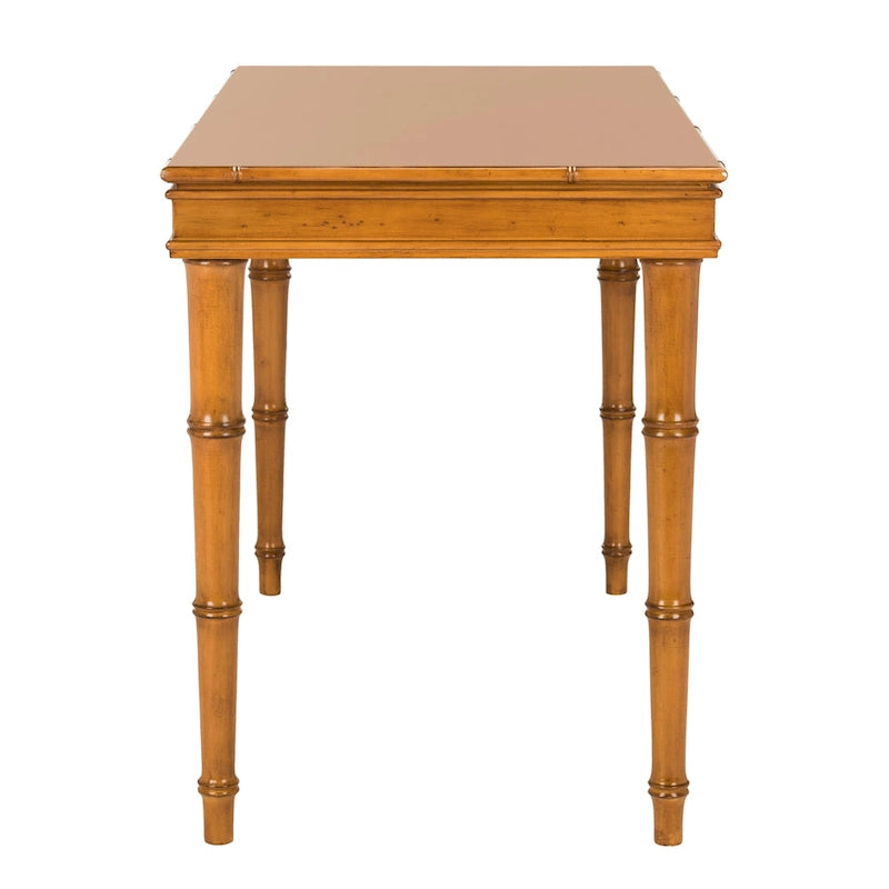 Bureau à 1 tiroir – marron/noir/blanc/gris, pour une personne