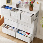 Organisateur de rangement 9 cases Blanc / Gris / Noir / Rouille, simple