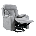 Fauteuil inclinable releveur gris clair/gris foncé, une place