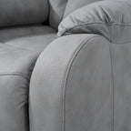 Fauteuil inclinable releveur gris clair/gris foncé, une place