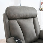 Fauteuil inclinable releveur gris clair/gris foncé, une place