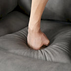 Fauteuil inclinable releveur gris clair/gris foncé, une place