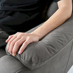 Fauteuil inclinable releveur gris clair/gris foncé, une place
