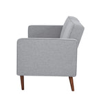 Moutarde / Clair de Lune / Charbon / Bleu Velours / Tabac / Canapé convertible vert – 3 places
