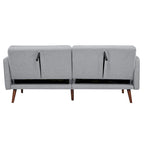 Moutarde / Clair de Lune / Charbon / Bleu Velours / Tabac / Canapé convertible vert – 3 places