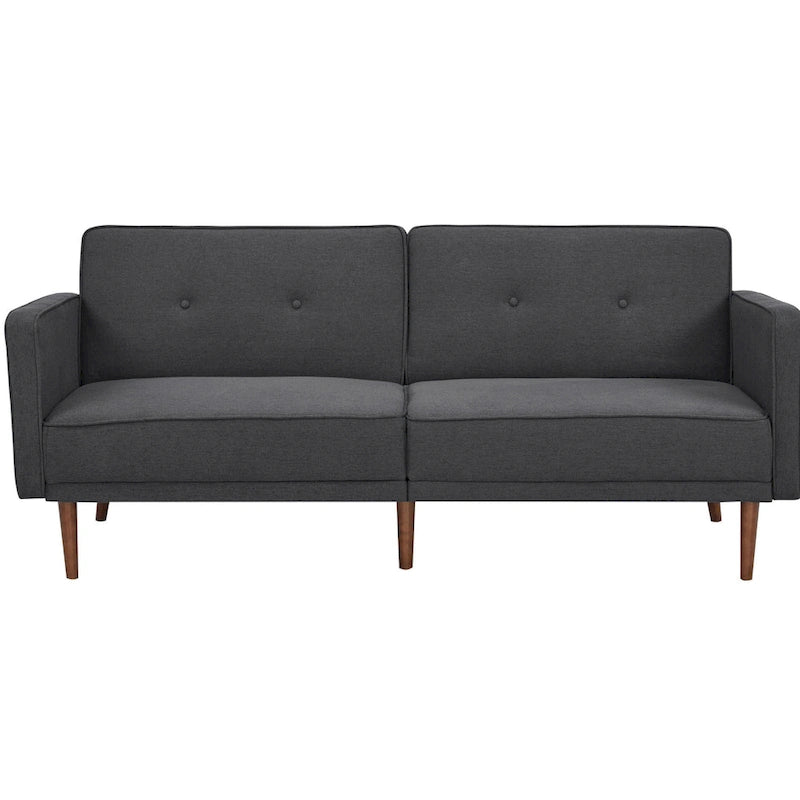 Moutarde / Clair de Lune / Charbon / Bleu Velours / Tabac / Canapé convertible vert – 3 places