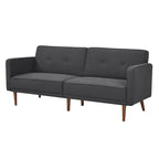 Moutarde / Clair de Lune / Charbon / Bleu Velours / Tabac / Canapé convertible vert – 3 places
