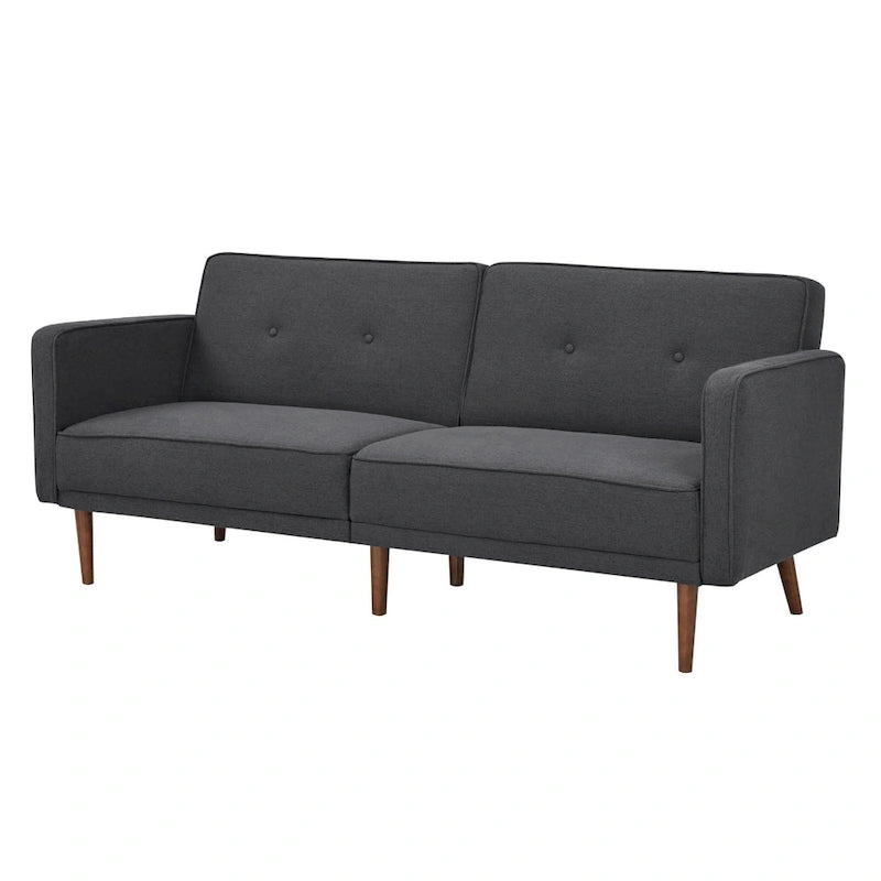 Moutarde / Clair de Lune / Charbon / Bleu Velours / Tabac / Canapé convertible vert – 3 places