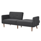 Moutarde / Clair de Lune / Charbon / Bleu Velours / Tabac / Canapé convertible vert – 3 places