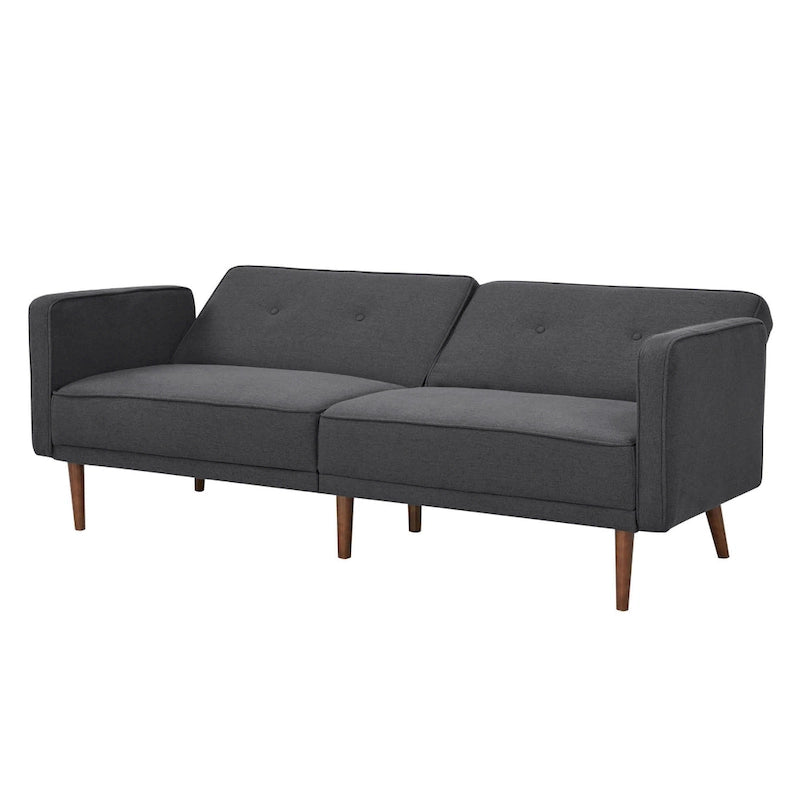 Moutarde / Clair de Lune / Charbon / Bleu Velours / Tabac / Canapé convertible vert – 3 places