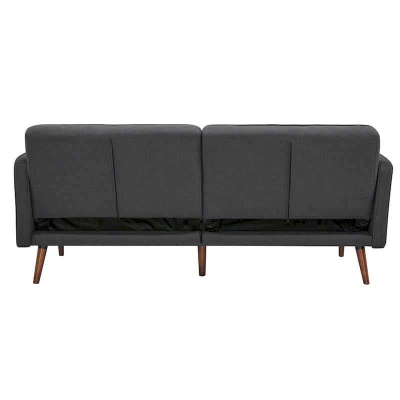 Moutarde / Clair de Lune / Charbon / Bleu Velours / Tabac / Canapé convertible vert – 3 places