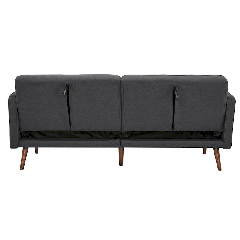 Moutarde / Clair de Lune / Charbon / Bleu Velours / Tabac / Canapé convertible vert – 3 places