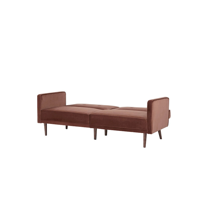 Moutarde / Clair de Lune / Charbon / Bleu Velours / Tabac / Canapé convertible vert – 3 places