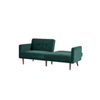 Moutarde / Clair de Lune / Charbon / Bleu Velours / Tabac / Canapé convertible vert – 3 places