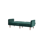 Moutarde / Clair de Lune / Charbon / Bleu Velours / Tabac / Canapé convertible vert – 3 places
