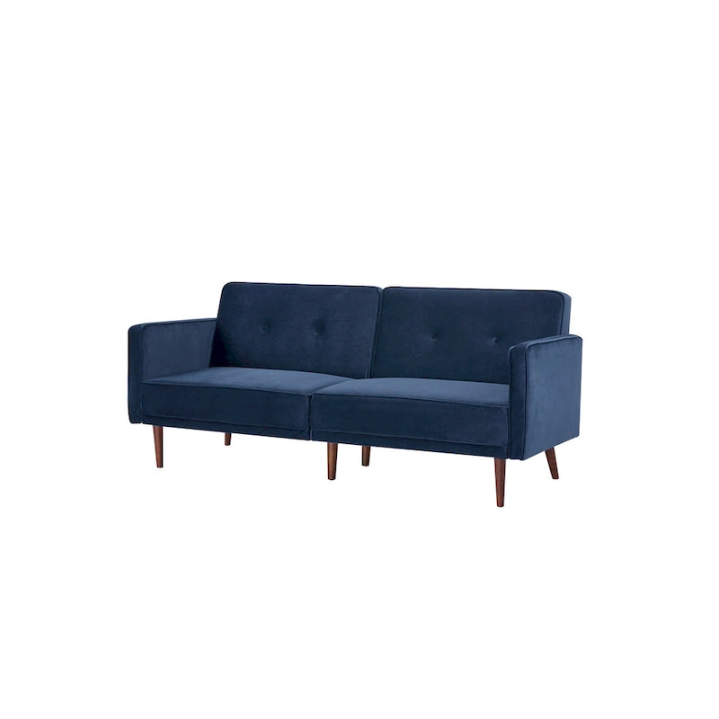 Moutarde / Clair de Lune / Charbon / Bleu Velours / Tabac / Canapé convertible vert – 3 places