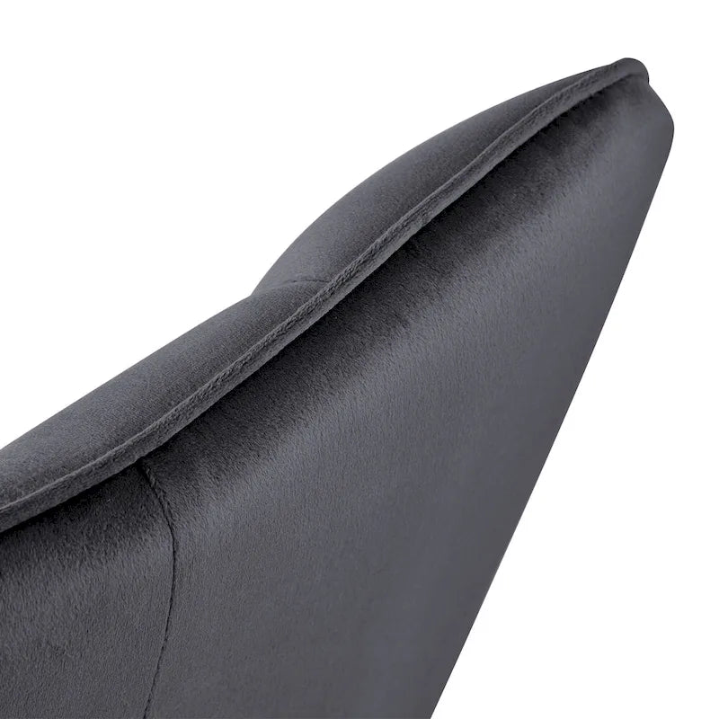 Chaise de salle à manger tapissée en velours, lot de 2/4 – Plusieurs coloris
