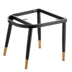 Chaise de salle à manger tapissée en velours, lot de 2/4 – Plusieurs coloris