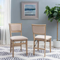 Chaise de salle à manger pliante grise, cadre en bois, lot de 2