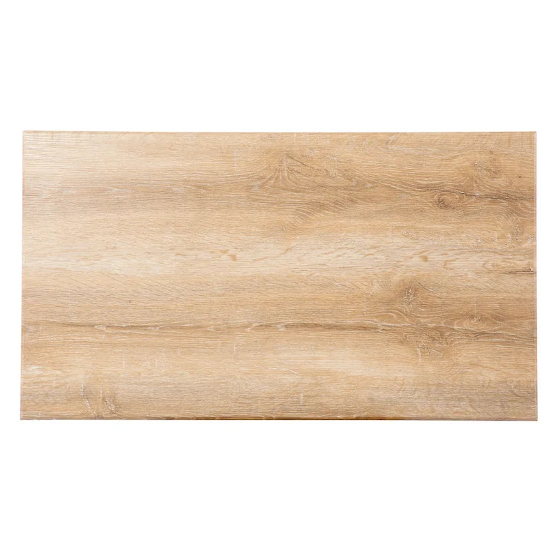 Table basse géométrique naturelle, plateau en MDF, 1 personne