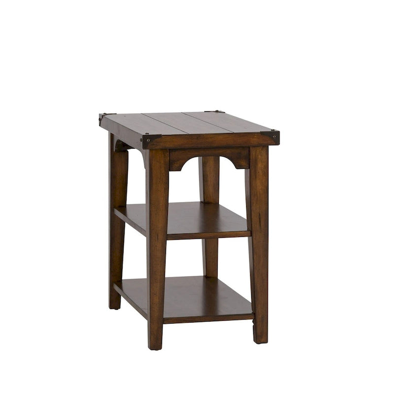 Table d'appoint rustique Russet Brown, 1 personne