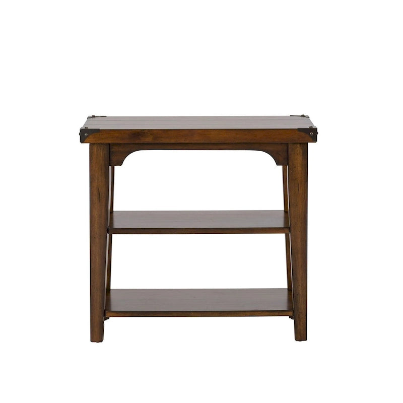 Table d'appoint rustique Russet Brown, 1 personne