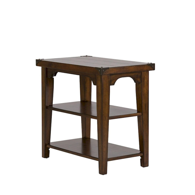 Table d'appoint rustique Russet Brown, 1 personne