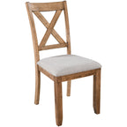 Ensemble de salle à manger rectangulaire avec 4 chaises et un banc pour 6 personnes, couleur expresso / gris / cerisier naturel