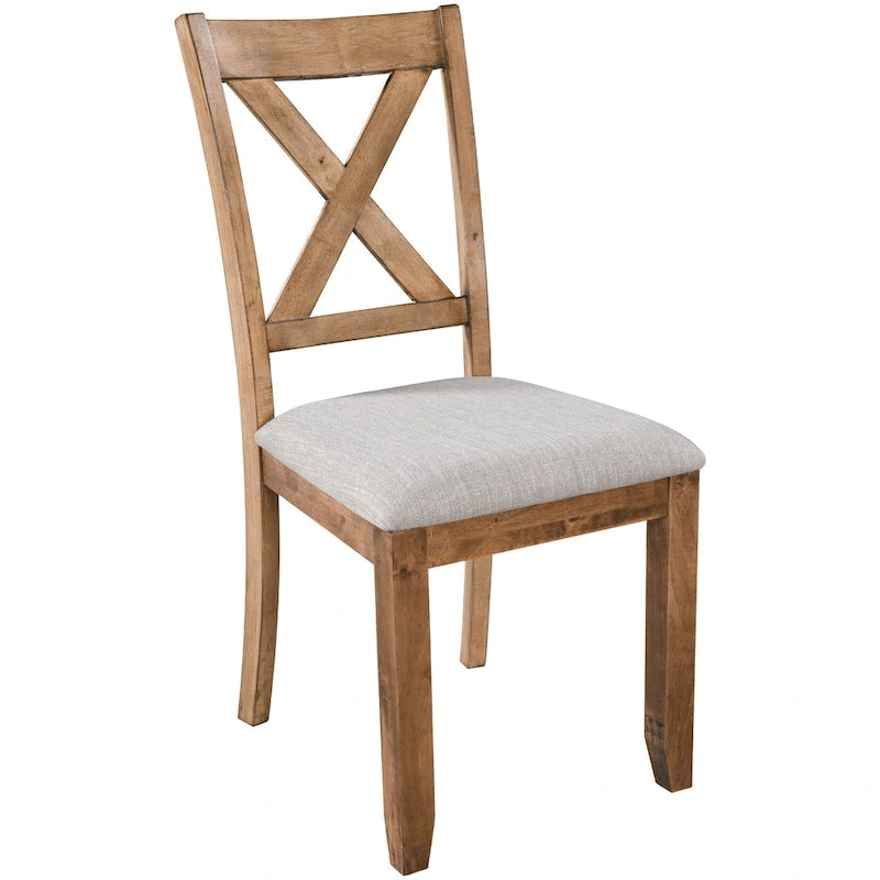 Ensemble de salle à manger rectangulaire avec 4 chaises et un banc pour 6 personnes, couleur expresso / gris / cerisier naturel