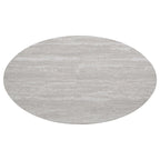 Table basse en faux marbre blanc et or champagne – Lot de 1 ou 2 pièces