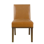 Chaise de salle à manger Chameau / Blanc / Gris – Siège unique