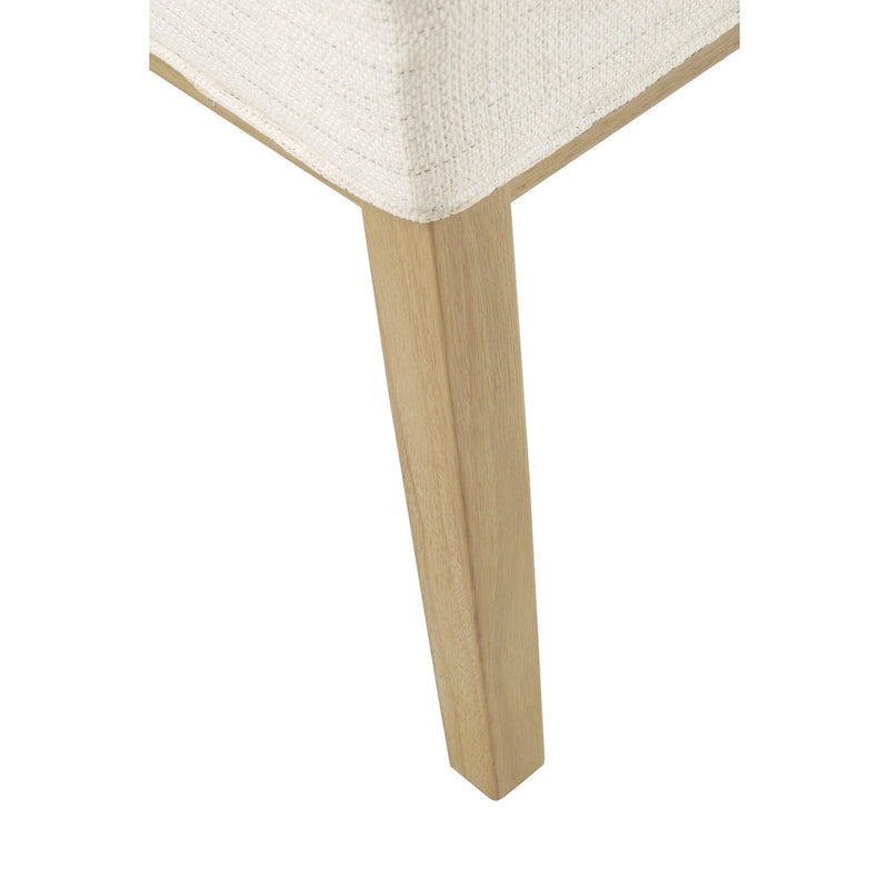 Chaise de salle à manger Chameau / Blanc / Gris – Siège unique