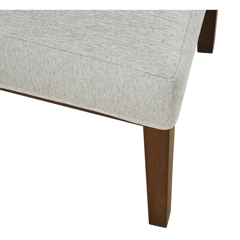 Chaise de salle à manger Chameau / Blanc / Gris – Siège unique