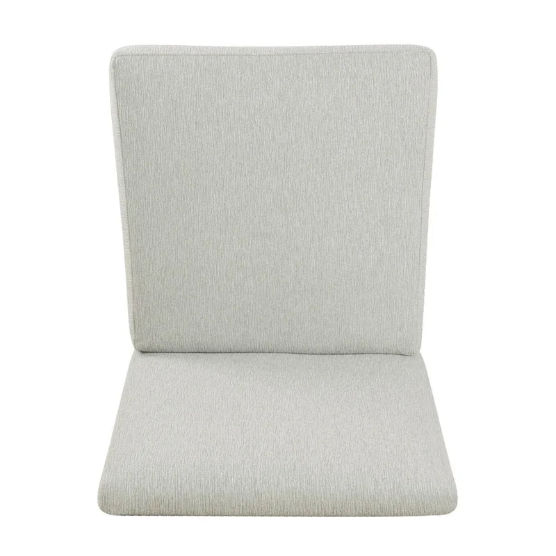 Chaise de salle à manger Chameau / Blanc / Gris – Siège unique