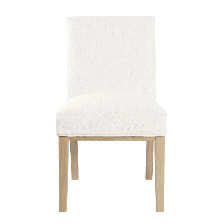 Chaise de salle à manger Chameau / Blanc / Gris – Siège unique