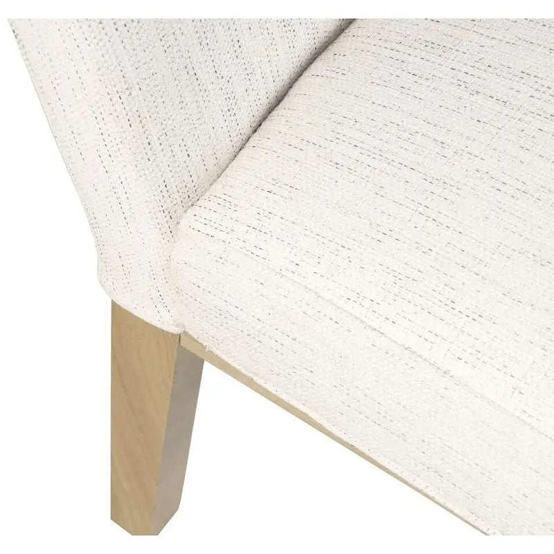 Chaise de salle à manger Chameau / Blanc / Gris – Siège unique